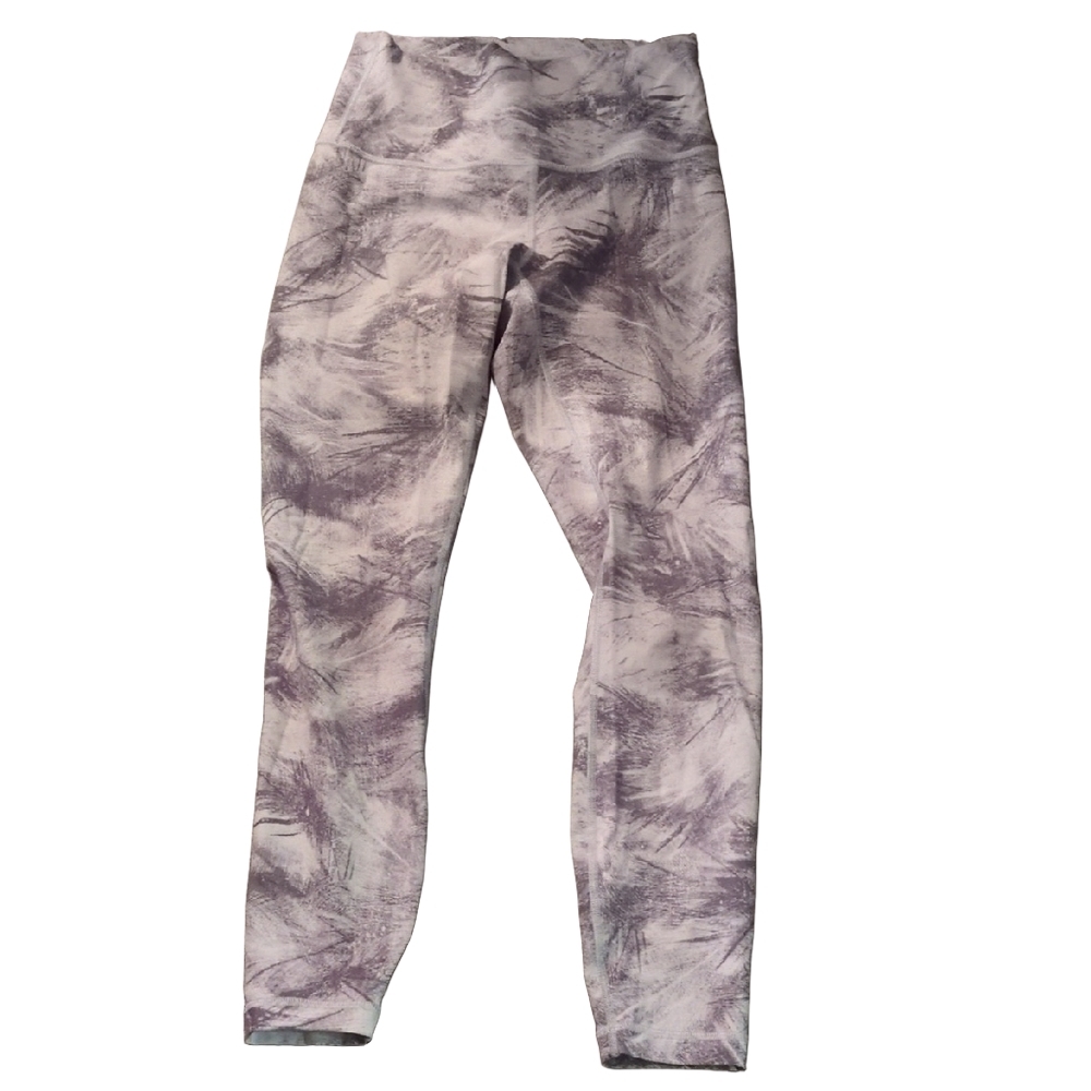 Lululemon Wunder Under Hi-Rise 7/8 Tight Breeze By White Size 4